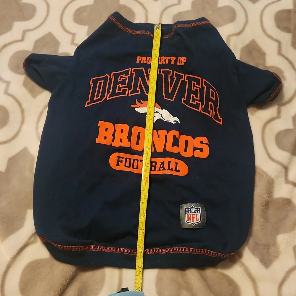 Denver Broncos dog tee